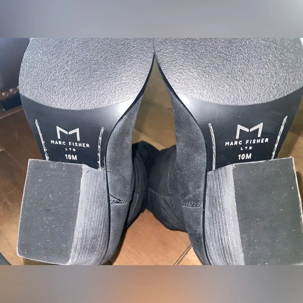Marc Fisher CHALLI POINTY TOE BOOT Black 10